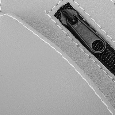 Imagem de Dioche Coldre de Tesoura de Cabeleireiro Profissional, Couro Pu, Bolsa de Cintura, Estojo para Barbeiros, Estilistas, Preto, Prata, Ajustável, Multifuncional, Cinto de Ferramentas (Prata)