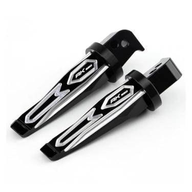 Imagem de Anti-derrapante Apoio para os pés do passageiro traseiro, para ak550 ak 550 2017 2018 2019 2020, scooter, apoio para, pedais(Preto)