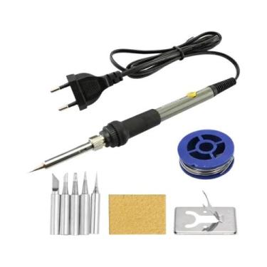 Imagem de Kit De Ferro De Solda Elétrico Ajustável De 60W, Estação De Reparo De 