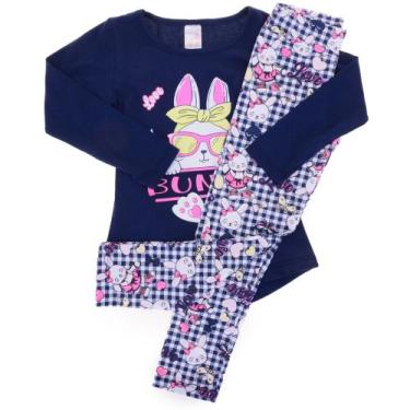 Imagem de Conjuntos Infantil Menina Meia Estação Roupa Inverno - ANALÊ, Marinho,