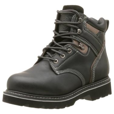 Imagem de Western Chief Bota de trabalho masculina Expedition 614 17,8 cm com bico de aço, Preto, wide