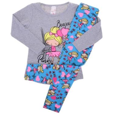 Imagem de Conjuntos Infantil Menina Meia Estação Roupa Inverno - ANALÊ, Mescla, 