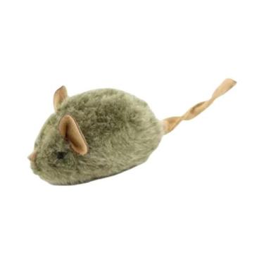 Imagem de Brinquedo Interativo De Pelúcia Para Gatos Em Formato De Rato Com Som 