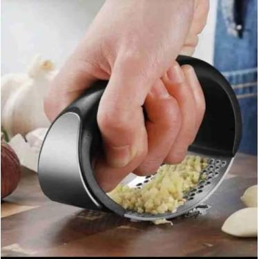 Imagem de Amassador de alho aço inox