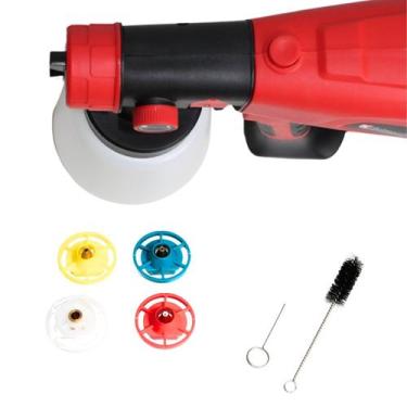 Imagem de Pistola de Pintura Portátil Pulverizadora 800W com 3 Bicos, Funil e Ac