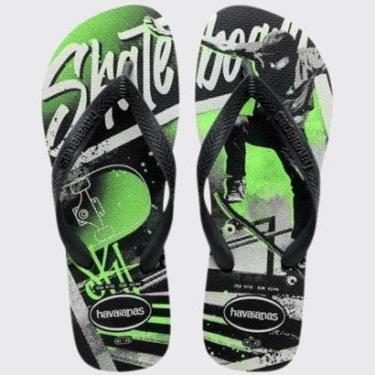 Imagem de Chinelo Masculino de Dedo Casual Havaianas Top Athletic Grafite N° 39-Masculino