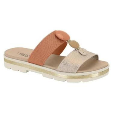 Imagem de Sandália Modare 7132.138 - Ouro Rosado/Holográfico/Coral-Feminino