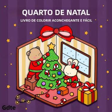 Imagem de Livro De Colorir Montessori De Natal, Brinquedo Educativo De Pintura E