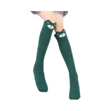 Imagem de Meias Altas De Algodão Com Estampa De Animais Para Meninas 2024, Estil