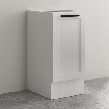 Imagem de Balcão 40cm em Mdf com 1 Porta Rodapé e 1 Prateleira Grazi - Tecno Mob