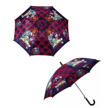 Imagem de Guarda chuva Sombrinha Monster High Infantil Criança - Yazi
