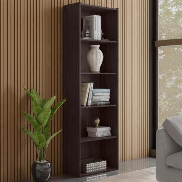 Imagem de Estante Livreiro 4 Prateleiras Ruby Castanho