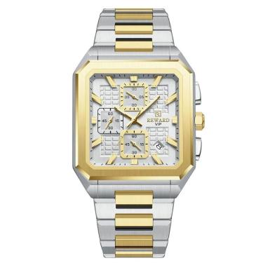 Imagem de Relógio multifuncional masculino quadrado moda luminosa reward