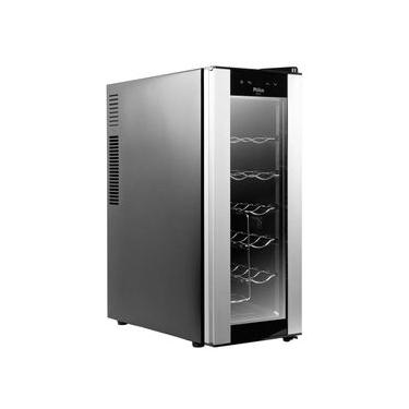 Imagem de Adega Philco 12 Garrafas Termoelétrica Display Digital Preta e Cinza PAD12S – 127 Volts 110