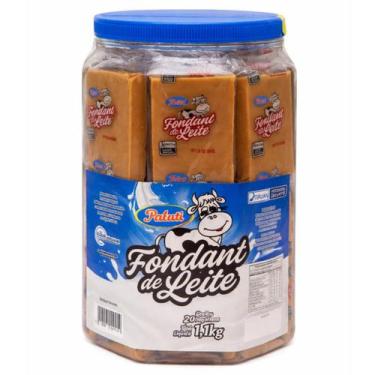 Imagem de Doce de Leite Puro Fondant Pote Com 20 Unidades Peso 1,1kg Paluti doce