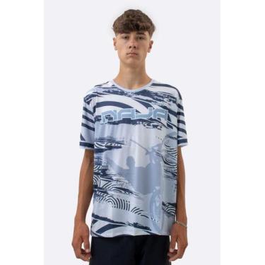 Imagem de Camiseta Masculina HUPI Bike Naja V10 Cinza e Branco, Cinza, Branco, P