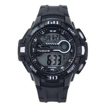 Imagem de Relógio Masculino Tuguir Digital TG30463 Preto e Branco-Masculino