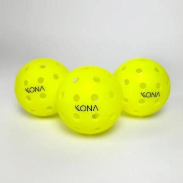 Imagem de Bola de Pickleball Kona - Kit 3 Unidades
