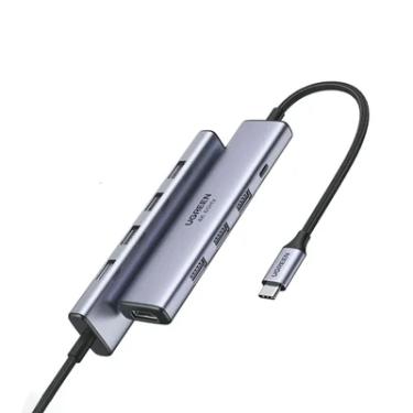 Imagem de Adaptador Hub Ugreen 5in1 P/USB C HDMI 60hz+100w, Alimentação