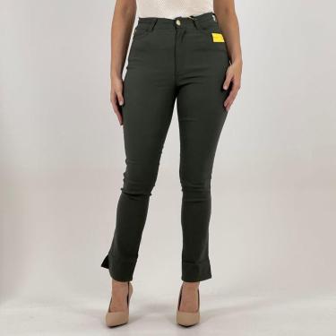 Imagem de Calça Size Tecido Reta Feminina-Feminino