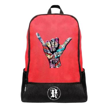 Imagem de Mochila Escolar Pega a Visão Estampado Mão Grafite Masculina-Masculino