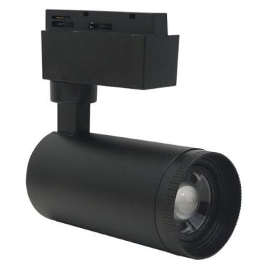 Imagem de Luminária Spot Led 20w P/trilho Eletrificado Aluminio Zoom Ajuste Foco