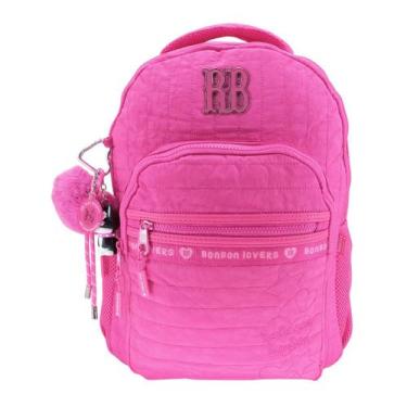 Imagem de Mochila Rebecca Bonbon Tactel "17,5" RB27002, Rosa, Único