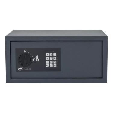 Imagem de Cofre Digital Senha E Chave Aco 20l 20x43x30cm