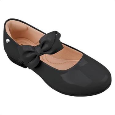 Imagem de Sapato Infantil Pampili Festa Angel Laço Preto Verniz-Unissex