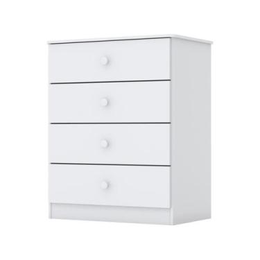 Imagem de Cômoda Infantil Amarelinha 4 GV Branca - Henn