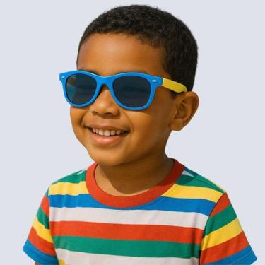 Imagem de Óculos escuro de sol p/ criança c/ proteção uv-bicolor-tomos - CHARMIN