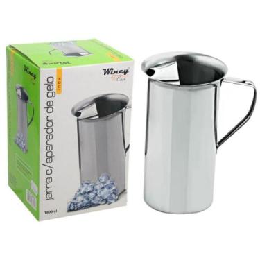 Imagem de Jarra de Aço Inox com Aparador de Gelo 1,8 litros - Wincy