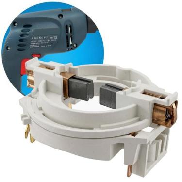 Imagem de Porta Escova Com Escovas Para Furadeira Bosch Gsb 13 Re - Genérica