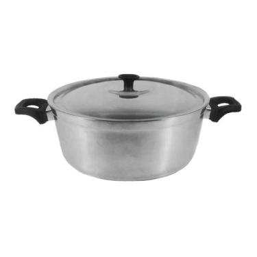 Imagem de Caçarola Panela Alça Baquelite Alumínio Fundido Polido 22cm - DIVIFORT