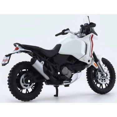 Imagem de Miniatura Moto Ducati Desert X Maisto 1/18, Branco