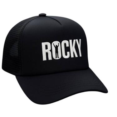 Imagem de Boné ROCKY Balboa Sylvester Stallone Boxe Preto Luta