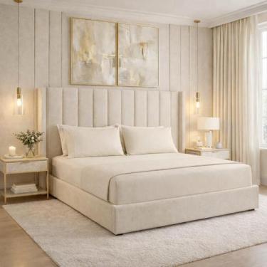 Imagem de Jogo de Lençol Super King 600 Fios 3 Peças algodao egipcio - Rafaloro,