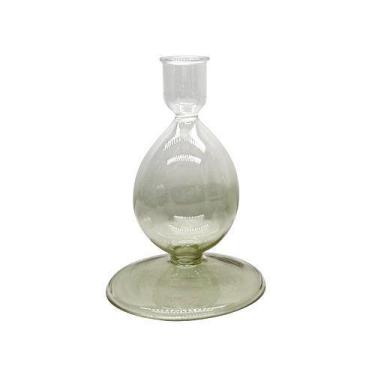 Imagem de Castiçal Liete em vidro 9x13cm verde -L Hermitage - L'Hermitage, 3 mes