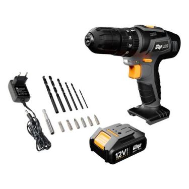 Imagem de Furadeira e Parafusadeira de Impacto Wap a Bateria - 12V com Maleta 16
