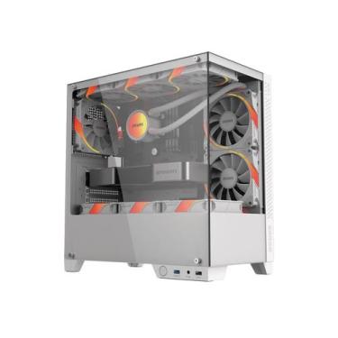 Imagem de Gabinete Gamer Forcefield Twr White Ghost- Gfftwrwg - PCYES