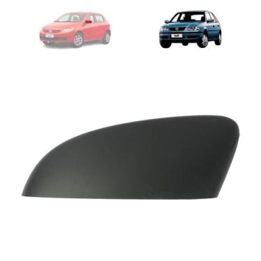 Imagem de Capa retrovisor volkswagen gol g5 2000 a 2010 preta lado esquerdo - BL