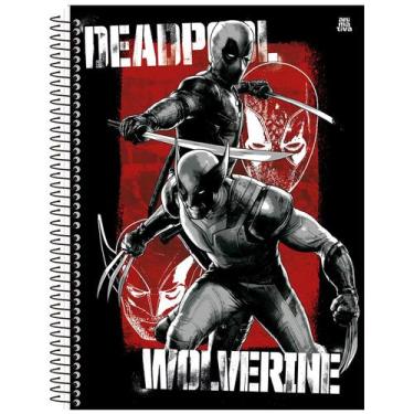 Imagem de Caderno Deadpool Universitário 1M Espiral Capa Dura 80 Fls