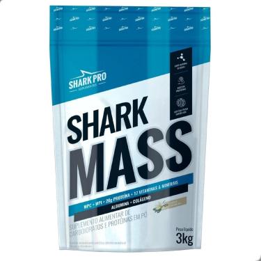Imagem de Shark Mass Hiper Massa Hipercalorico Albumina 3Kg Shark Pro-Unissex
