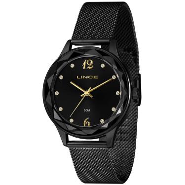 Imagem de Relógio LINCE Casual mesh feminino preto LRN4826L40 P2PX