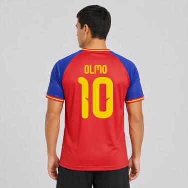 Imagem de Camisa Espanha La Roja 10 Olmo - Balboa, G