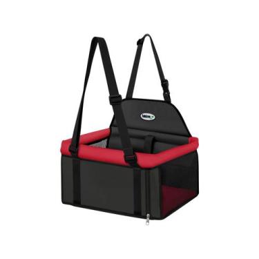 Imagem de Assento Cadeira TubLine Pet, Preto e Vermelho