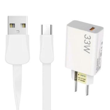 Imagem de Kit Carregador Turbo 2 Metros Compatível com LG K9 _ Cabo Micro USB V8