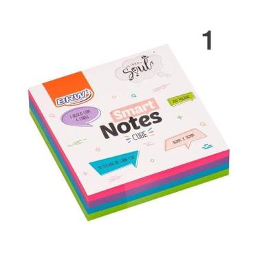 Imagem de Smart notes brw cube 200 folhas coloridas, 3