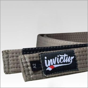 Imagem de Faixa Infantil Cinza Jiu Jitsu Invictus, M4  2,40m