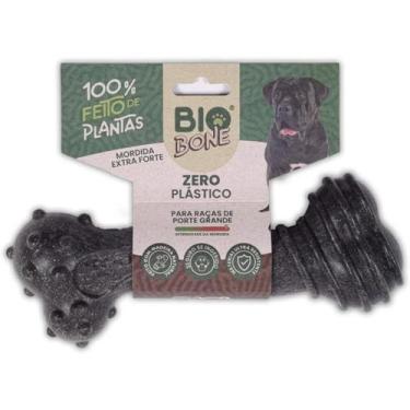 Imagem de Mordedor Natural Biobone Ossão Gigante Para Cães - Madeira